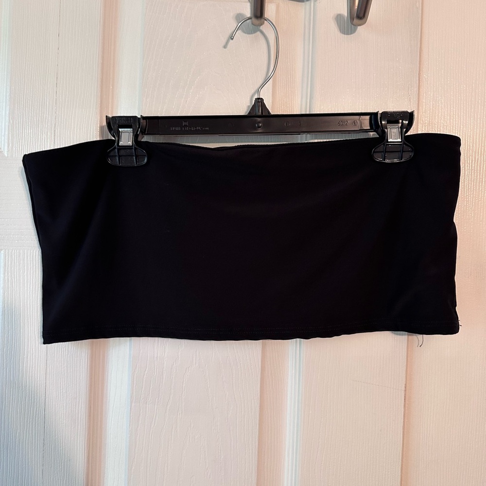 Women’s black stretchy crop top fashion nova NEW
